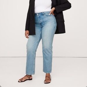 Banana republic mid rise straight jeans